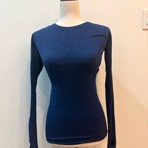 lululemon athletica Blue Long Sleeve Tee